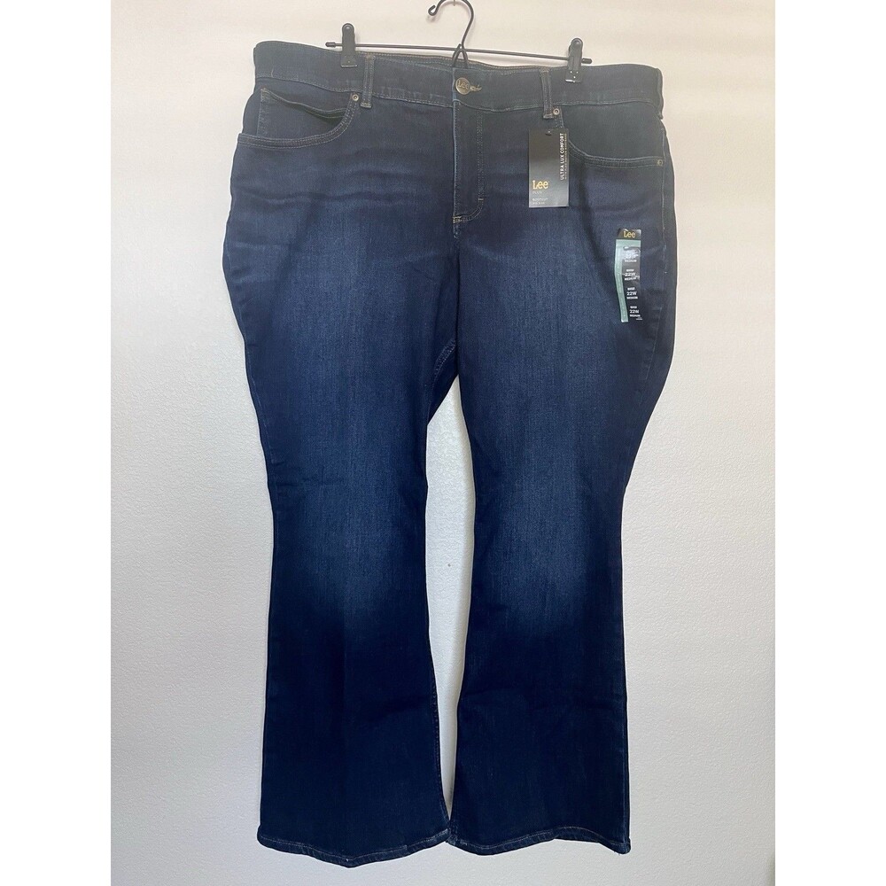 New Women’s Lee Flex Motion Regular Fit Bootcut Jean Size 22W Medium